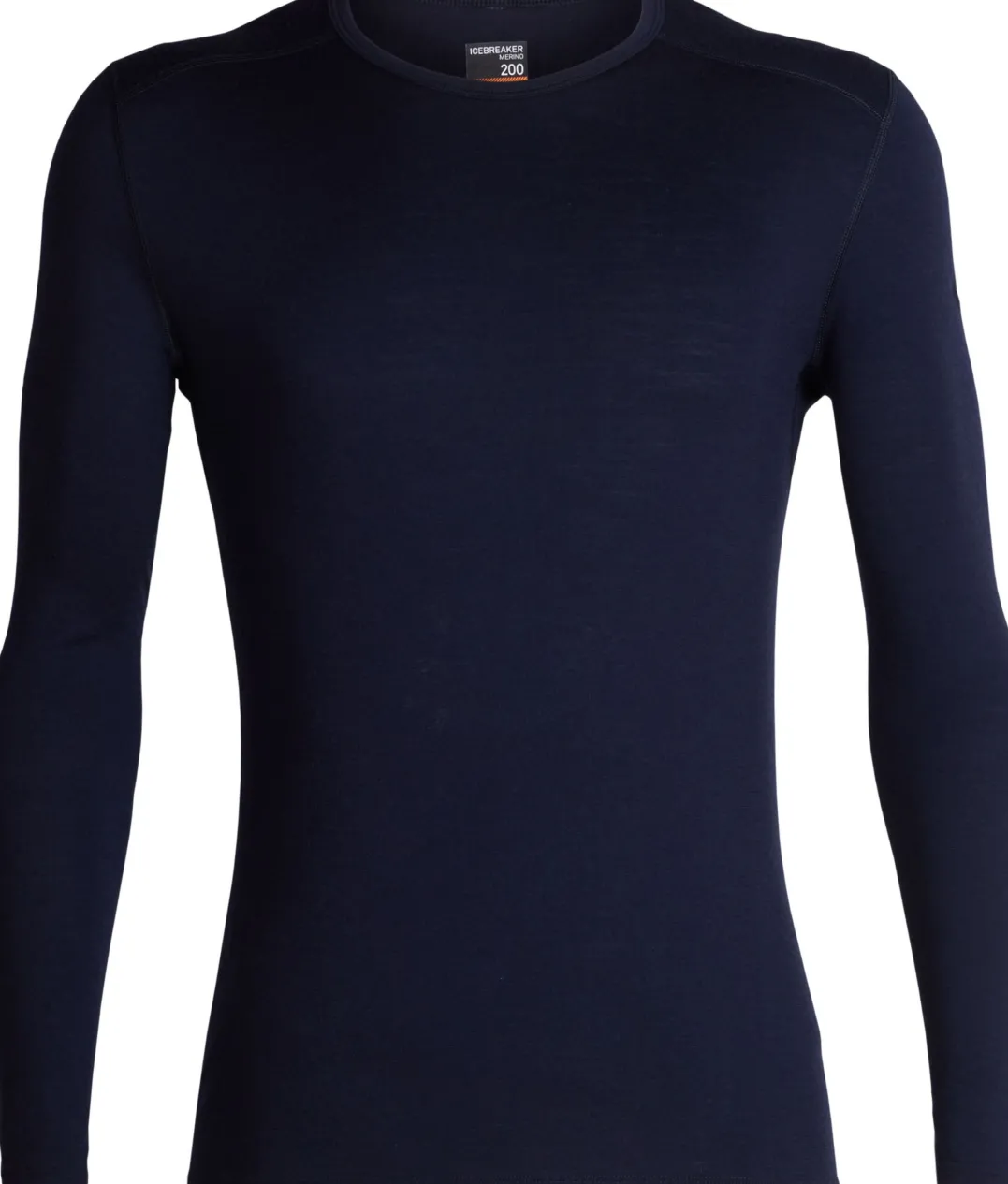 Icebreaker Men's 200 Oasis Long Sleeve Crewe Midnight Navy