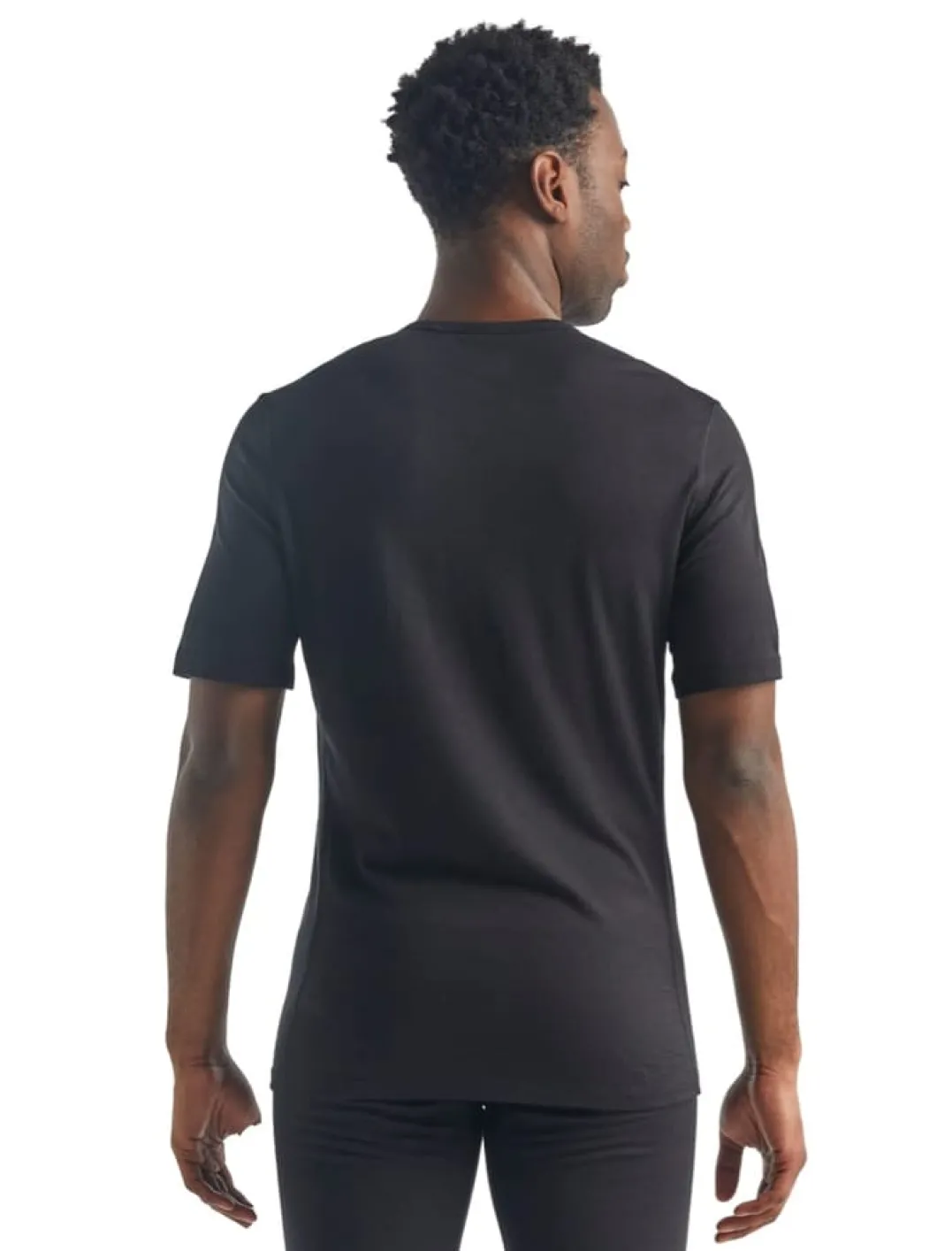Icebreaker Men's 200 Oasis Short Sleeve Crewe Black