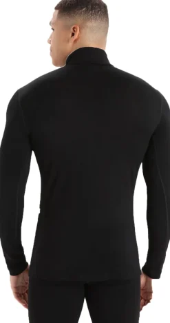 Icebreaker Men's 260 Tech Longsleeve Half Zip Black