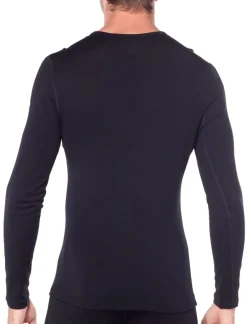 Icebreaker Mens 260 Tech LS Crewe Black