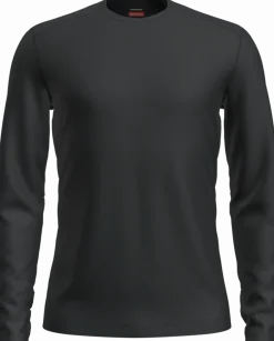 Icebreaker Mens 260 Tech LS Crewe Black