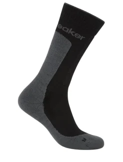 Icebreaker M Mer Hike+ Medium Crew Black/obsidian