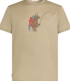 Icebreaker M Mer 150 Tech Lite Ss Tee Bear Catch Dk Loden