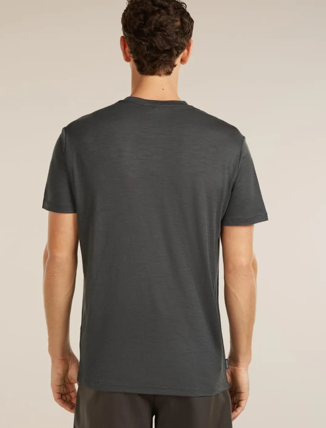 Icebreaker M Mer 150 Tech Lite Ss Tee Bear Catch Abyss