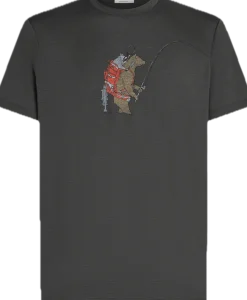 Icebreaker M Mer 150 Tech Lite Ss Tee Bear Catch Abyss