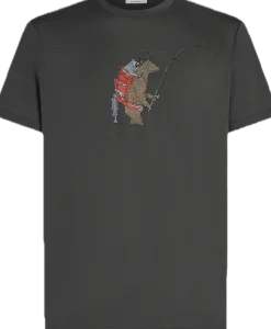 Icebreaker M Mer 150 Tech Lite Ss Tee Bear Catch Abyss