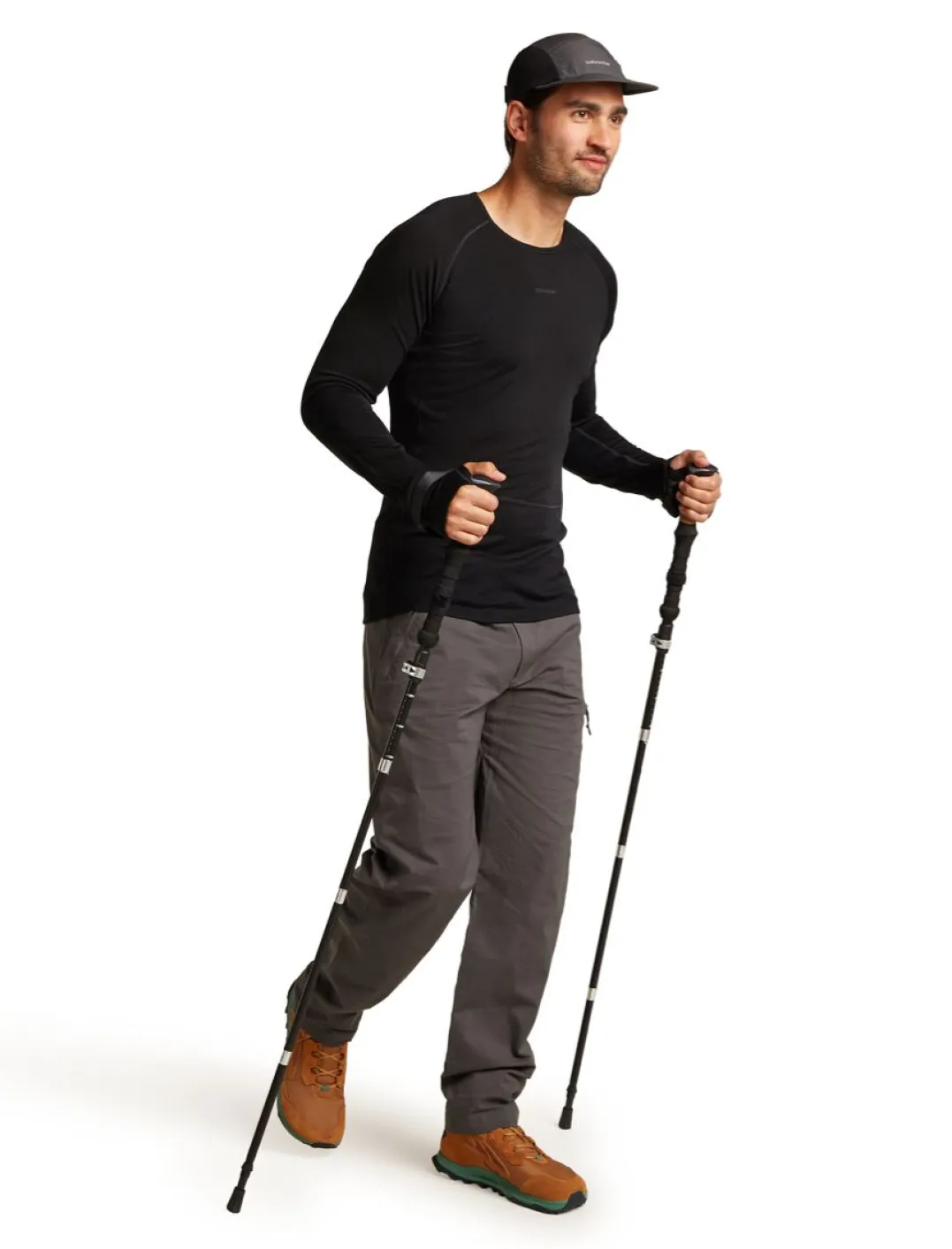 Icebreaker M Mer 200 Zoneknit Ls Crewe Black