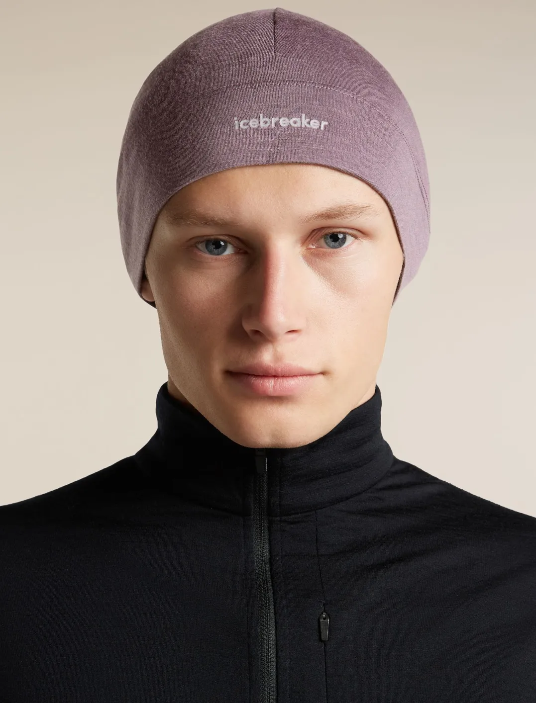 Icebreaker Unisex 200 Oasis Beanie Grey Plum