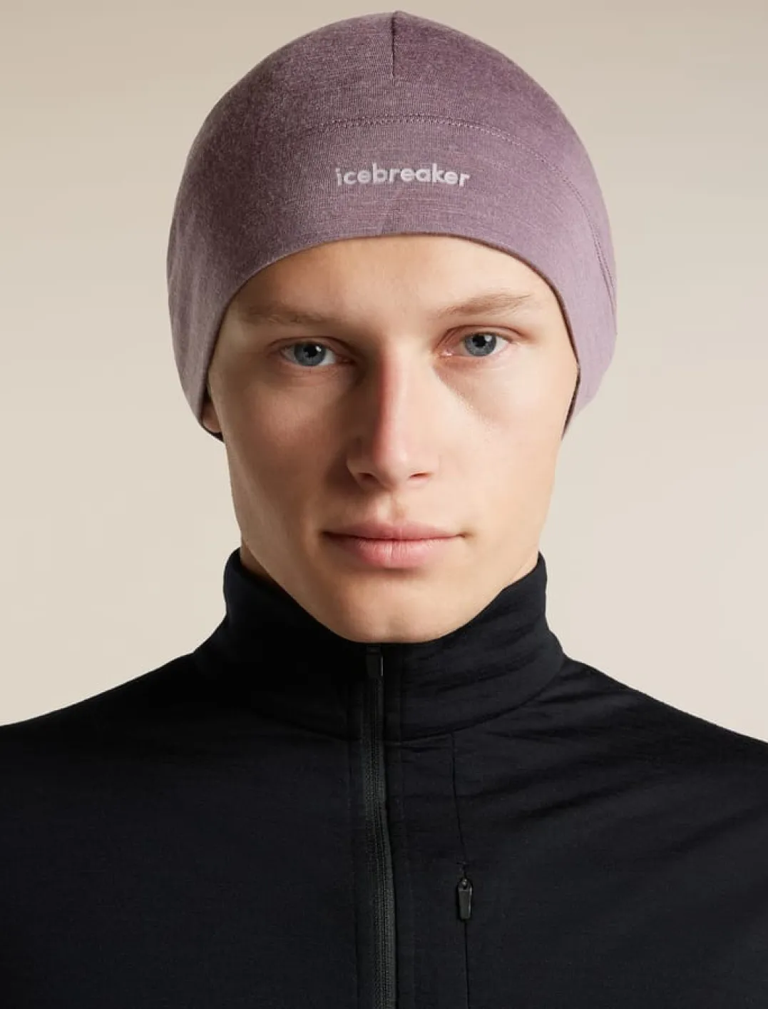 Icebreaker Unisex 200 Oasis Beanie Grey Plum