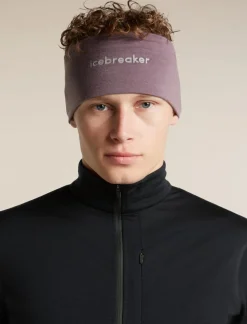Icebreaker Unisex 200 Oasis Headband Grey Plum