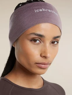 Icebreaker Unisex 200 Oasis Headband Grey Plum