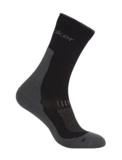 Icebreaker W Mer Hike+ Light Crew Obsidian/black