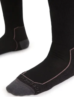 Icebreaker W Mer Hike+ Medium Crew Obsidian/black