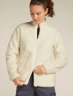 Icebreaker W Mer 800 Realfleece High Pile Ls Z Undyed