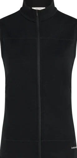 Icebreaker Women Merino Blend 300 Realfleece™ Descender Vest Black