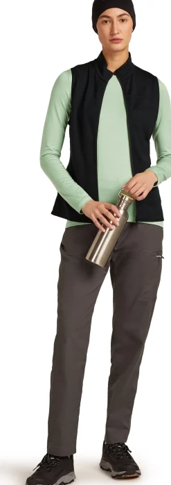 Icebreaker Women Merino Blend 300 Realfleece™ Descender Vest Black