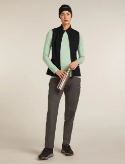 Icebreaker Women Merino Blend 300 Realfleece™ Descender Vest Black
