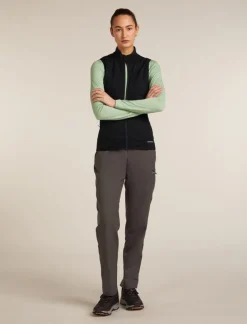 Icebreaker Women Merino Blend 300 Realfleece™ Descender Vest Black
