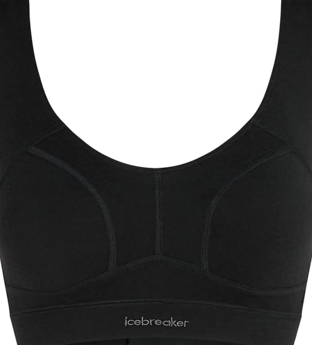 Icebreaker Women Merino Queens Clasp Bra Black