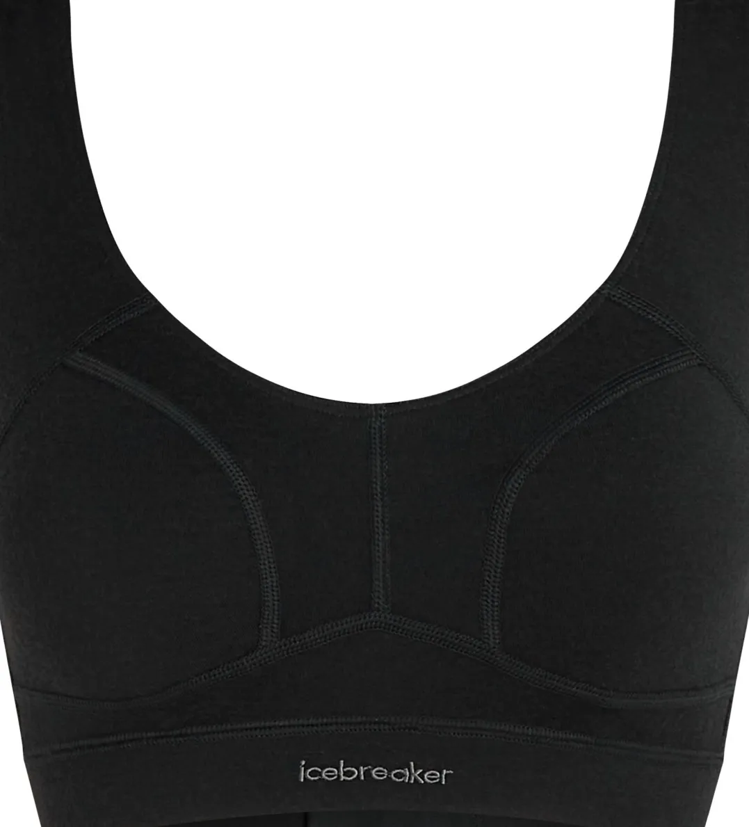 Icebreaker Women Merino Queens Clasp Bra Black