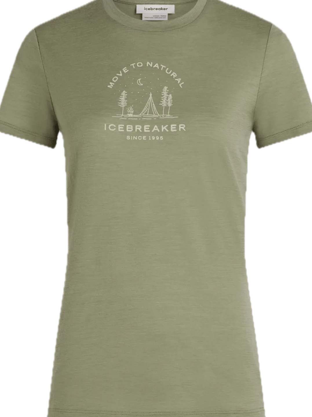 Icebreaker Women Merino 150 Tech Lite S/S Tee Peaceful Pass Lichen