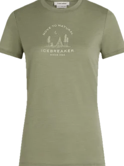 Icebreaker Women Merino 150 Tech Lite S/S Tee Peaceful Pass Lichen