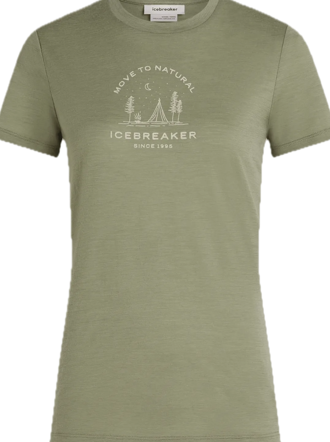Icebreaker Women Merino 150 Tech Lite S/S Tee Peaceful Pass Lichen
