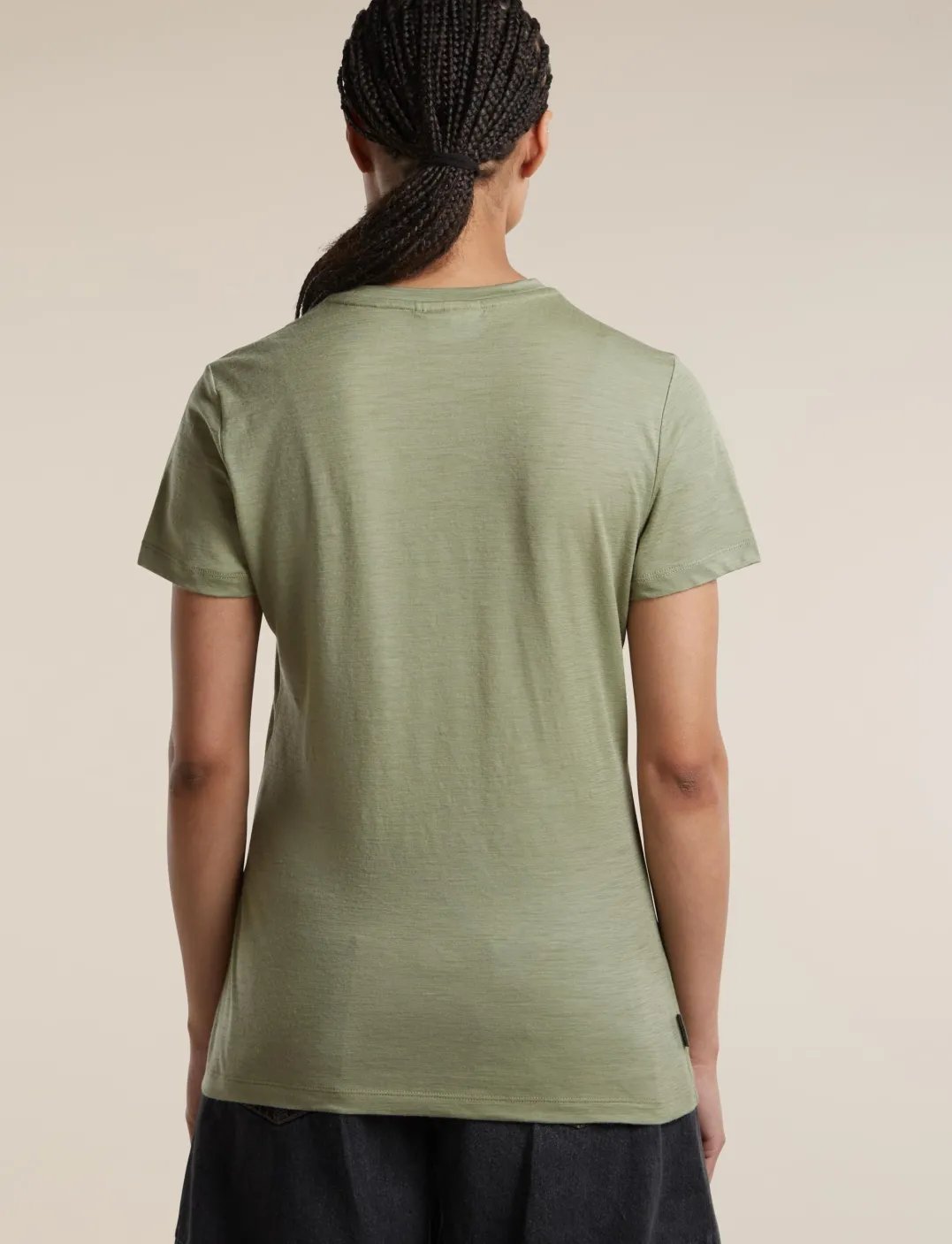 Icebreaker Women Merino 150 Tech Lite S/S Tee Peaceful Pass Lichen