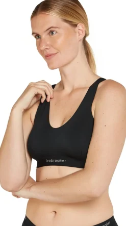 Icebreaker Women's Merino 125 Cool-Lite Sprite Racerback Bra Black