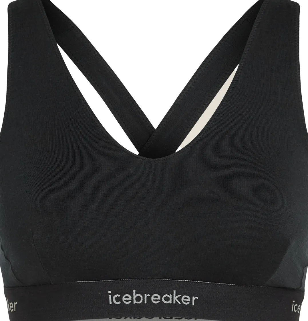 Icebreaker Women's Merino 125 Cool-Lite Sprite Racerback Bra Black