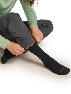 Icebreaker Women's Merino Hike+ Liner Crew Black
