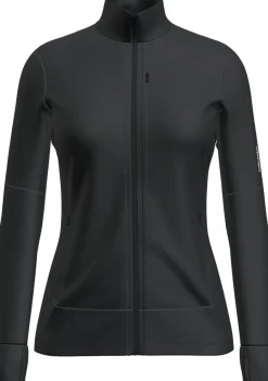 Icebreaker Women's Merino 260 Quantum Iv Longlseeve Zip Black