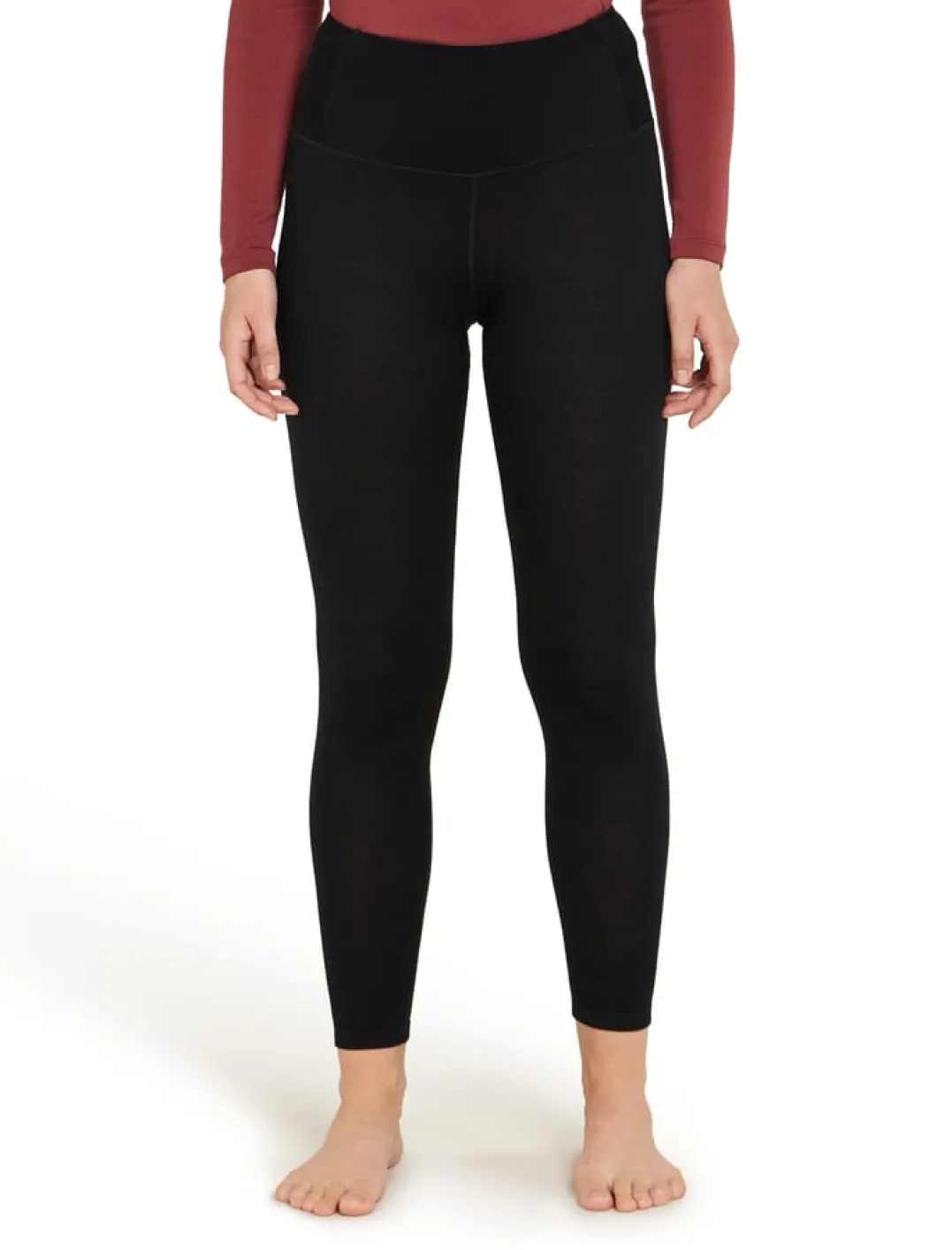Icebreaker Women's Merino 260 Tech High Rise Leggings Black