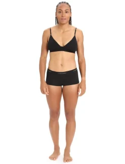 Icebreaker Women's 200 Oasis Boy Shorts Black