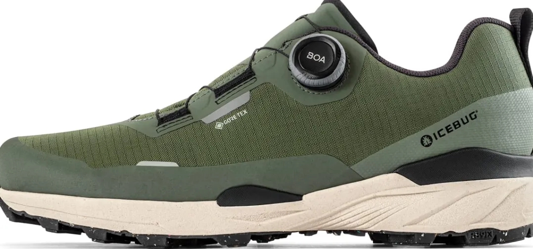 Icebug Men's Rover 2 RB9X GORE-TEX Lightmoss/black