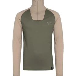 .i2{margin-bottom:16px}Bula Men's Retro Merino Wool Halfzip Sweater Dolive