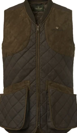 .i0{margin-bottom:16px}Chevalier Men's Vintage Shooting VestLeather Brown