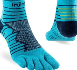 Injinji Men's Ultra Run Mini-Crew Pacific Blue