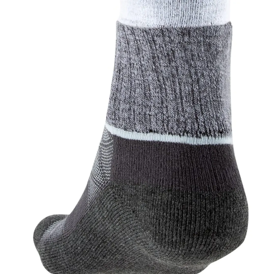 Injinji Women's Liner + Runner Mini-Crew Gray