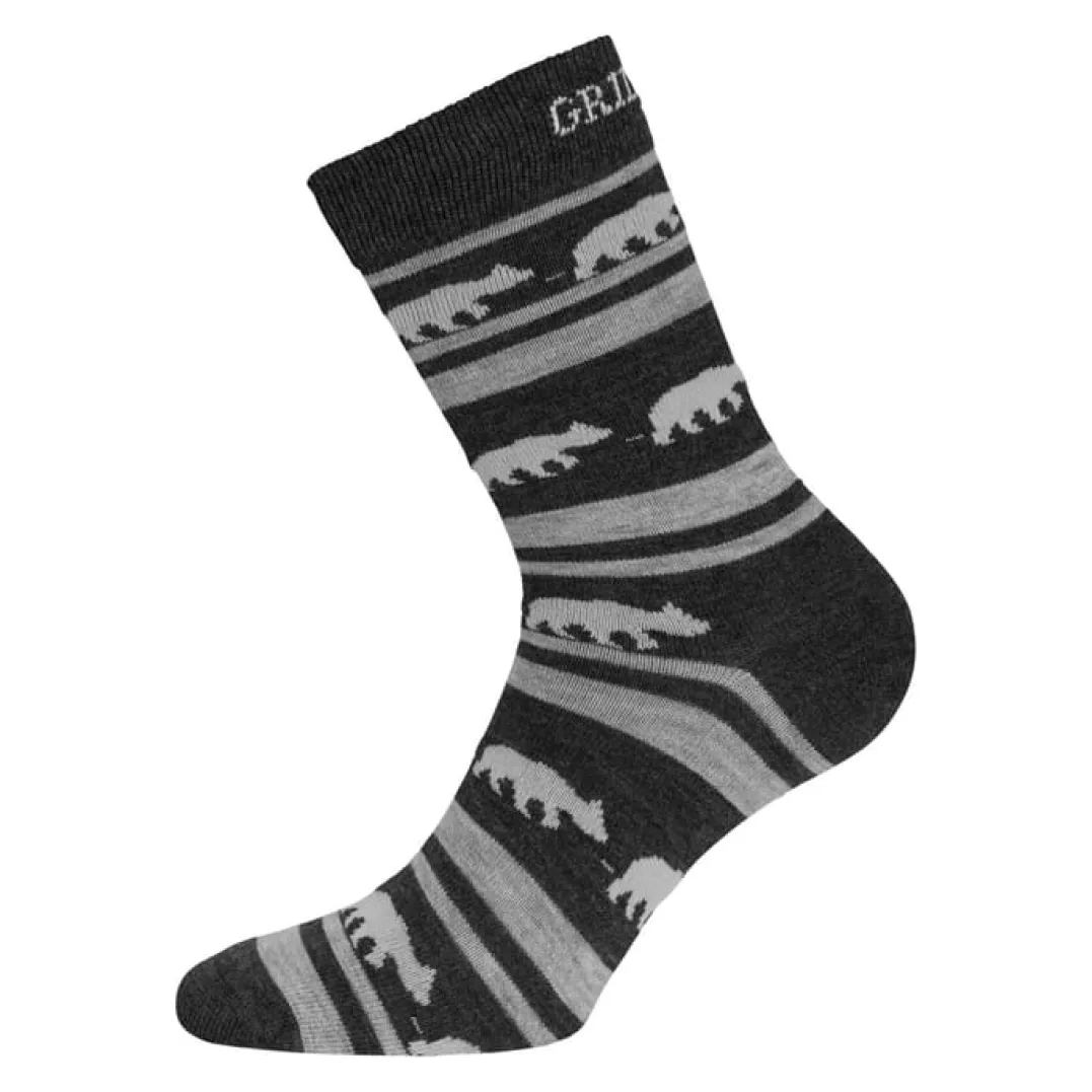 .in{margin-bottom:16px}Gridarmor Striped Bear Merino Socks Dark Grey Melange