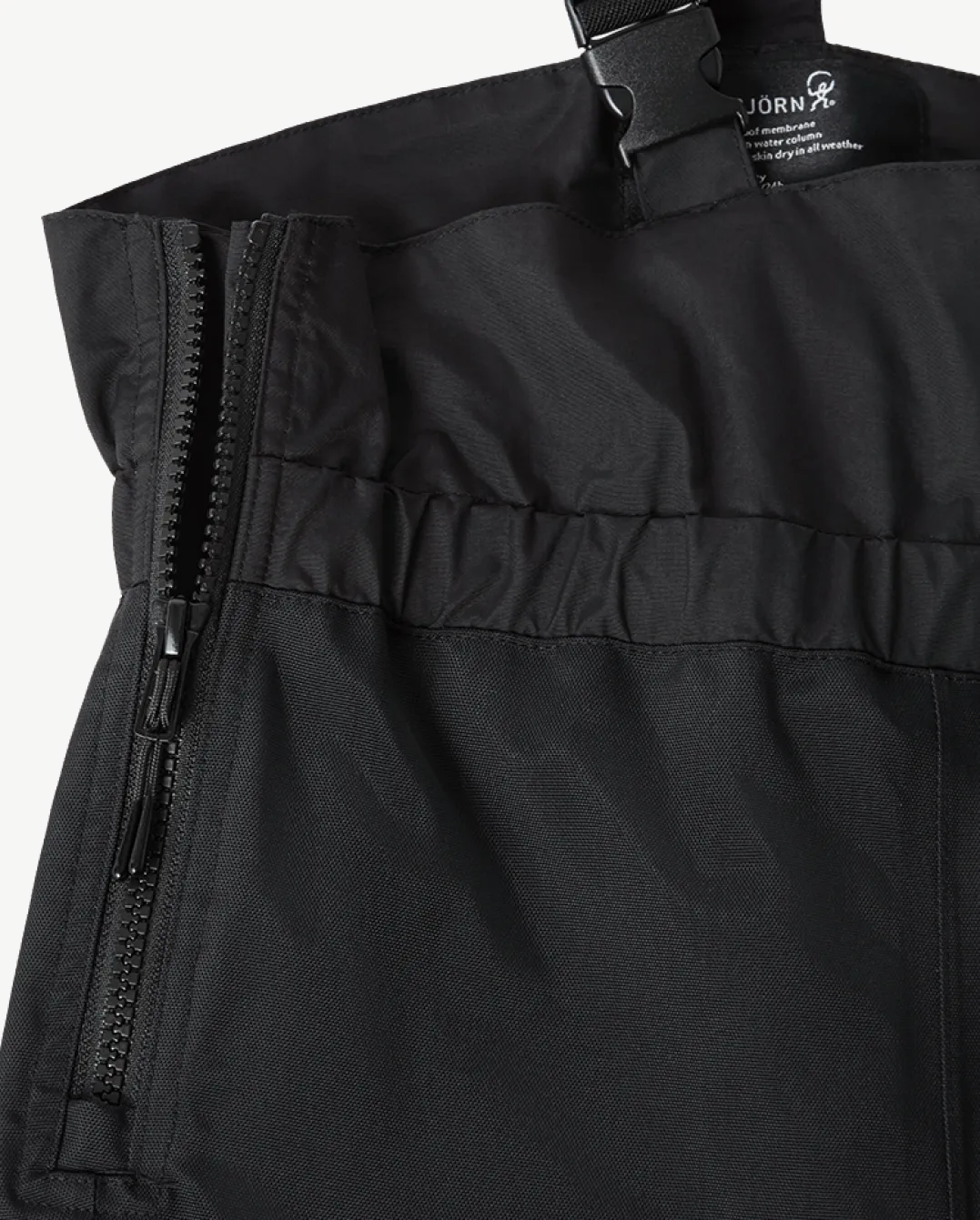 Isbjörn of Sweden Kids' Kuling Hard Shell Pant Black