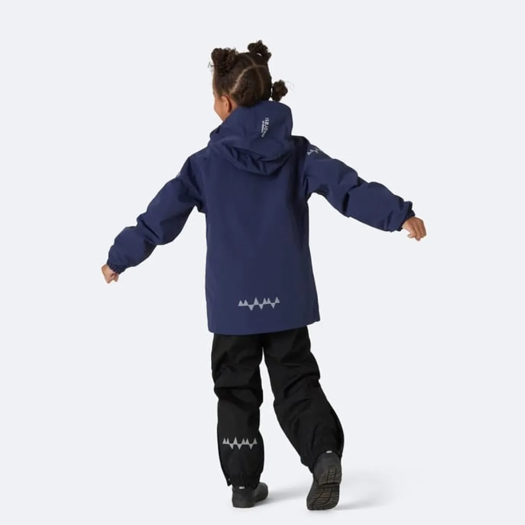 Isbjörn of Sweden Kids' Penguin Hardshell Jacket Navy