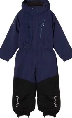 Isbjörn of Sweden Kids' Penguin Snowsuit Navy