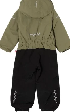 Isbjörn of Sweden Kids' Penguin Snowsuit Moss