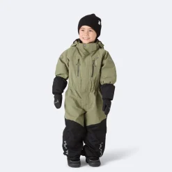 Isbjörn of Sweden Kids' Penguin Snowsuit Moss