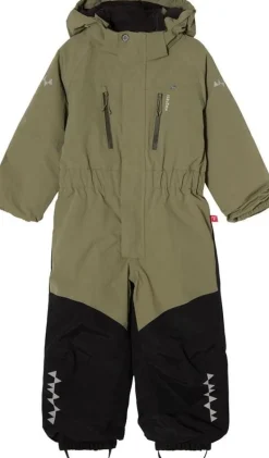 Isbjörn of Sweden Kids' Penguin Snowsuit Moss