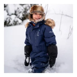 Isbjörn of Sweden Snowlion Snowsuit Kids Navy
