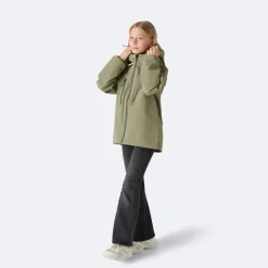 Isbjörn of Sweden Teens' Monsune Hardshell Jacket Moss
