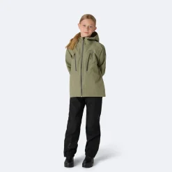 Isbjörn of Sweden Teens' Monsune Hardshell Jacket Moss