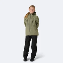 Isbjörn of Sweden Teens' Monsune Hardshell Jacket Moss